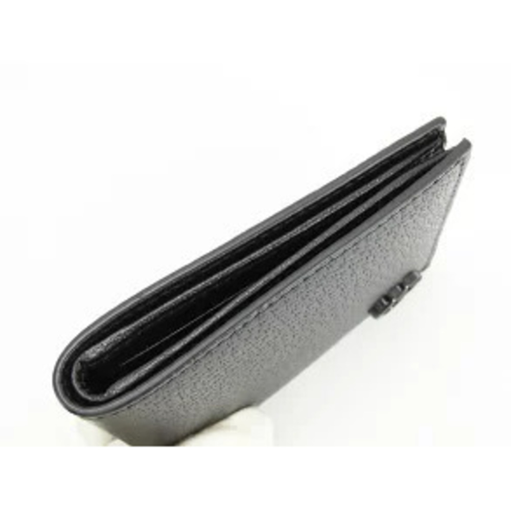 Gucci GG Marmont Leather Bi fold Wallet Compact Black Calf - Picture 4 of 9